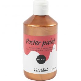 Peinture à la détrempe Métallisée, cuivre métallique, 300 ml/ 1 Pq. [HOB-629887]