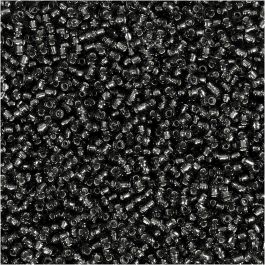 Perles de Rocaille, d 1,7 mm, dim. 15/0, diamètre intérieur 0,5-0,8 mm, Gris vert, 25 gr/ 1 Pq. [HOB-686740]