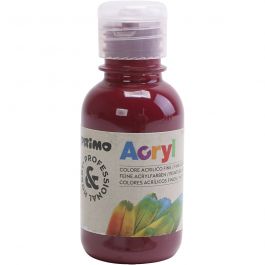 Peinture acrylique de luxe PRIMO, bordeaux, 125 ml/ 1 flacon [HOB-638338]