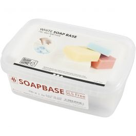 Base de Savon Blanche, blanc, 1 kg [HOB-70036]