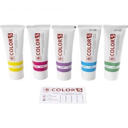 Colorant pour savon, ass. de couleurs, 5x30gr/ 1 Pq. [HOB-70042]
