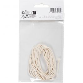 Mèche, Adapté aux bougies trempées (dia. 15-22 mm) et aux bougies moulées (dia. 40-60 mm), 100 gr, 3 m/ 1 Pq. [HOB-733181]