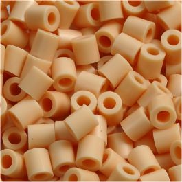Bügelperlen, Größe 5x5 mm, Lochgröße 2,5 mm, medium, Dunkelbeige (32228), 1100 Stk/ 1 Pck [HOB-751070]