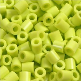 Bügelperlen, Größe 5x5 mm, Lochgröße 2,5 mm, medium, Mintgrün (32241), 1100 Stk/ 1 Pck [HOB-751090]
