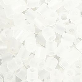 Perles à repasser, dim. 5x5 mm, diamètre intérieur 2,5 mm, medium, transparent (32264), 1100 pièces/ 1 Pq. [HOB-751320]