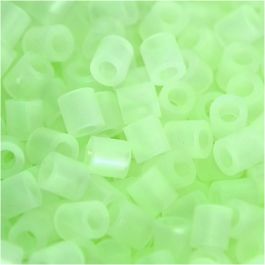 Bügelperlen, Größe 5x5 mm, Lochgröße 2,5 mm, medium, Fluoreszierend  , 1100 Stk/ 1 Pck [HOB-75283]