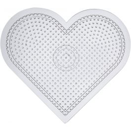 Plaque à picots, dim. 15 cm, medium, transparent, 1 pièce [HOB-753030]