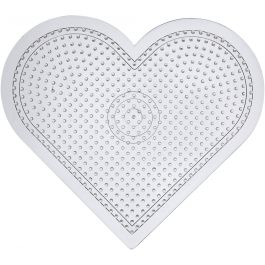 Plaque à picots, dim. 15 cm, medium, transparent, 10 pièces/ 1 Pq. [HOB-753031]