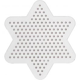 Plaque à picots, d 10 cm, medium, transparent, 1 pièce [HOB-753060]