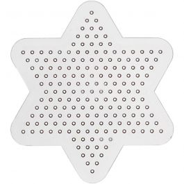 Plaque à picots, petite étoile, d 10 cm, medium, 10 pièces/ 1 Pq. [HOB-753061]
