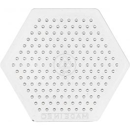 Plaque à picots, petit hexagone, dim. 7 cm, medium, 10 pièces/ 1 Pq. [HOB-753071]