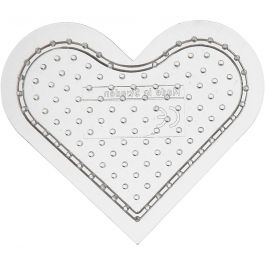 Plaque à picots, dim. 7 cm, medium, transparent, 1 pièce [HOB-753080]