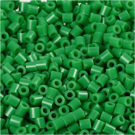 Fotoperlen, Größe 5x5 mm, Lochgröße 2,5 mm, medium, Grün (16), 6000 Stk/ 1 Pck [HOB-75516]