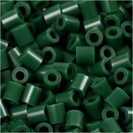 Photo Pearls, dim. 5x5 mm, diamètre intérieur 2,5 mm, medium, vert foncé (9), 1100 pièces/ 1 Pq. [HOB-755590]