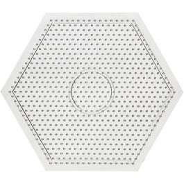 Steckplatte, Großes Sechseck, Größe 15x15 cm, medium, 10 Stk/ 1 Pck [HOB-75590]