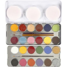 Maquillage Visage à Base d'eau, ass. de couleurs, 24 couleurs/ 1 set [HOB-76137]