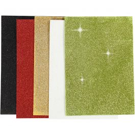 Moosgummi-Blätter, A5, Blatt 148x210 mm, Dicke 2 mm, 5 Bl./ 1 Pck [HOB-769011]