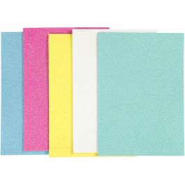 Moosgummi-Blätter, A5, Blatt 148x210 mm, Dicke 2 mm, 5 Bl./ 1 Pck [HOB-769012]