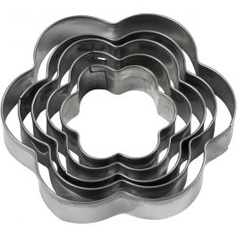 Emporte-pièces, fleur, dim. 8 cm, 5 pièces/ 1 Pq. [HOB-782880]