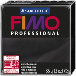 FIMO® Professional Jewellery Clay, Schwarz, 85 g/ 1 Pck [HOB-78573]