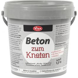 Beton-Modelliermasse, Grau, 1500 g/ 1 Pck [HOB-786570]