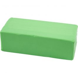 Knetmasse, Größe 13x6x4 cm, Neongrün, 500 g/ 1 Pck [HOB-78688]