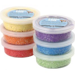 Foam Clay® , Metallic, Kräftige Farben, 6x14 g/ 1 Pck [HOB-78811]