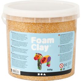 Foam Clay®, Métallisé, or, 560 gr/ 1 seau [HOB-78848]