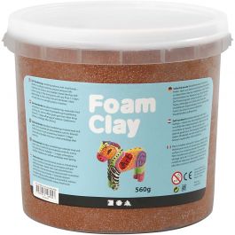 Foam Clay®, brun, 560 gr/ 1 seau [HOB-78869]