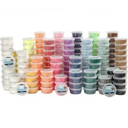 Foam Clay®, ass. de couleurs, 21x10 boîte/ 1 Pq. [HOB-78876]