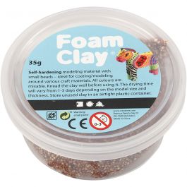 Foam Clay® , Braun, 35 g/ 1 Dose [HOB-78955]