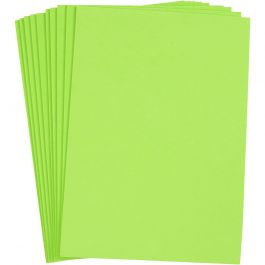 Moosgummi , A4, Blatt 210x297 mm, Dicke 2 mm, Hellgrün, 10 Bl./ 1 Pck [HOB-79037]