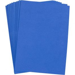 Feuille De Mousse EVA, A4, feuille 210x297 mm, ép. 2 mm, bleu foncé, 10 flles/ 1 Pq. [HOB-79038]