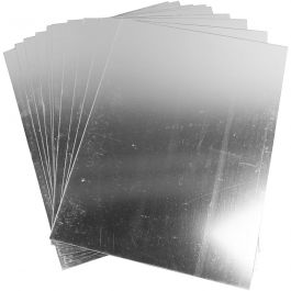 Miroir en plastique, feuille 29,5x21 cm, ép. 1,1 mm, 10 flles/ 1 Pq. [HOB-79094]
