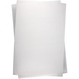 Plastikschrumpfplatten, Blatt 20x30 cm, Dicke 0,3 mm, Glänzend transparent, 10 Bl./ 1 Pck [HOB-79095]