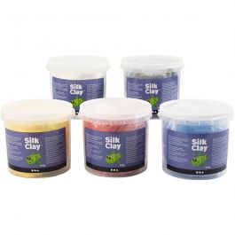 Silk Clay®, couleur primaire, 5x650 gr/ 1 Pq. [HOB-79138]