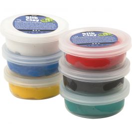 Silk Clay®, couleurs classiques, 6x14 gr/ 1 Pq. [HOB-79141]