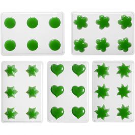 Moule bougies flottantes, Fleur, coeur, soleil, étoile, rond, 1set/ 1 set [HOB-79252]