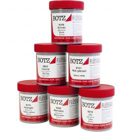 Glasur für Ton, Sortierte Farben, 6x200 ml/ 1 Pck [HOB-675900]