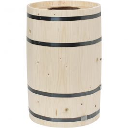 Tonneau pour carnaval, pin, H : 50 cm, d 26 cm, 1 pièce [HOB-862002]