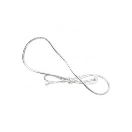 Ruban élastique de décoration Vinyle Stretch à dérouler argent métallique 20cm  (50 Pièces)  [8MS]