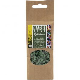 Les Perles NABBI BioBeads, dim. 5x5 mm, diamètre intérieur 2.5 mm, medium, crème, 1000 pièces/ 1 Pq. [HOB-9067643]