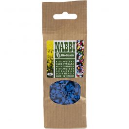 Les Perles NABBI BioBeads, dim. 5x5 mm, diamètre intérieur 2.5 mm, medium, rose clair, 1000 pièces/ 1 Pq. [HOB-9067645]
