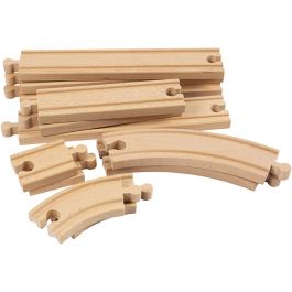 Voies ferrées VIGA, 12 morceaux/ 1 set [HOB-908533]