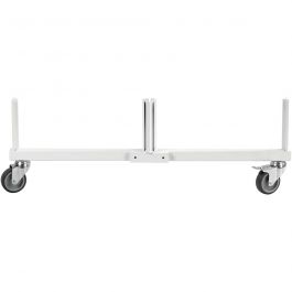 Cadre d'extrémité, H : 280 mm, P: 50 cm, L : 815 mm, blanc, 1 pièce [HOB-93270]