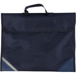 Schultasche, T 9 cm, Größe 36x29 cm, Dunkelblau, 1 Stk [HOB-951801]