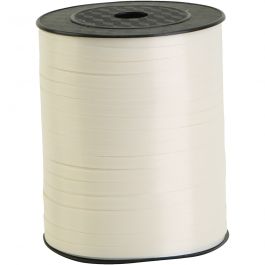 Kräuselband, B 5 mm, Weiß, 400 m/ 1 Rolle [HOB-557401]