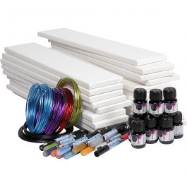 Aquarelle sur châssis entoilés long, blanc, 20 pièce, 1 set [HOB-97285]