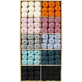 Babywolle, Sortierte Farben, 120 Knäuel/ 1 Pck [HOB-97660]