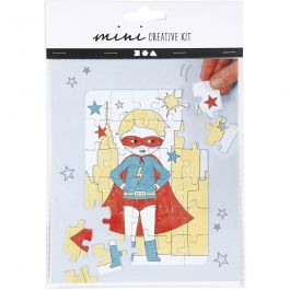 Mini Kreativ Set, Superheld, Weiß, 1 Pck [HOB-977212]